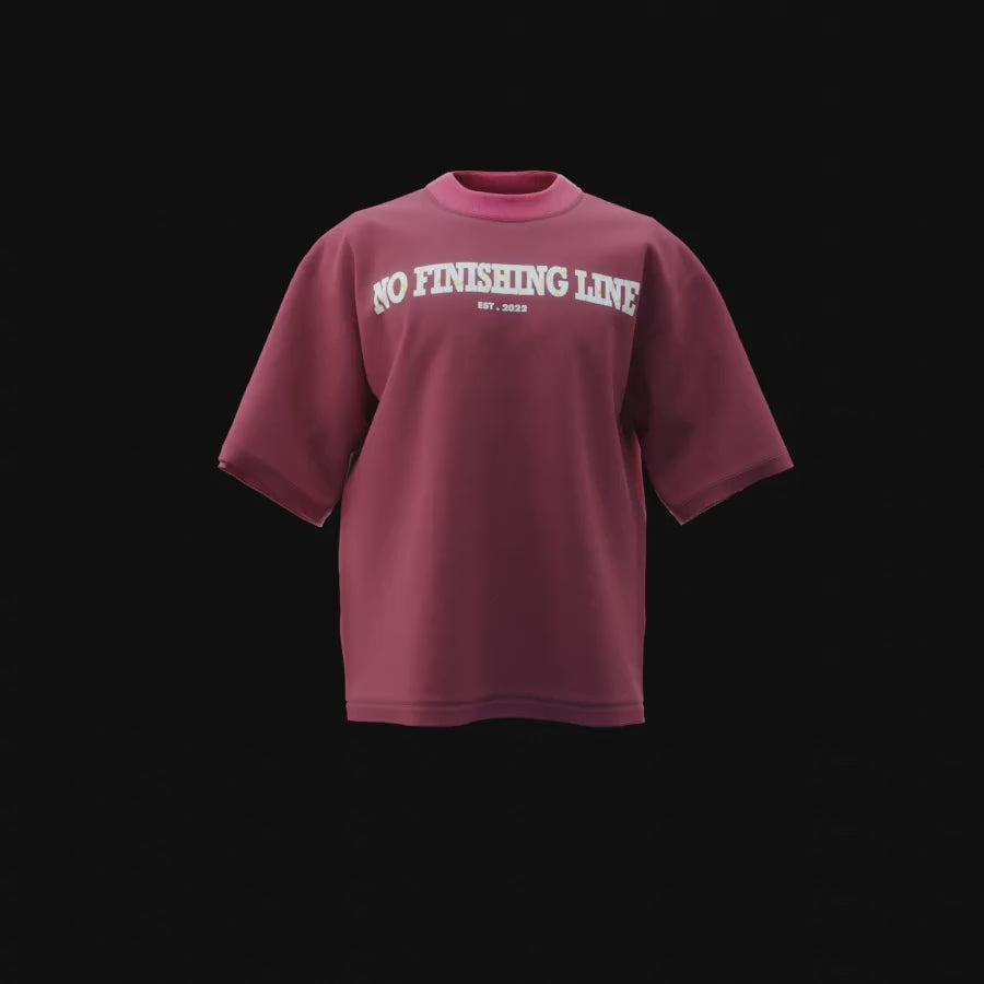 Wabi-Sabi oversized T-SHIRT – NO FINISHING LINE